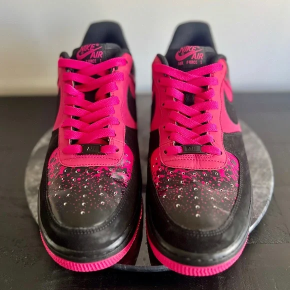RARE Nike Air Force 1 Low Men’s 11 Pink Splatter 488298-616 - Picture 5 of 8